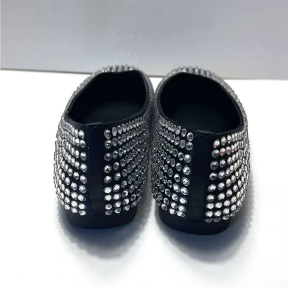 STEVE MADDEN Delphine Rhinestone Square
Toe Ballet Flat - Picture 9 of 11